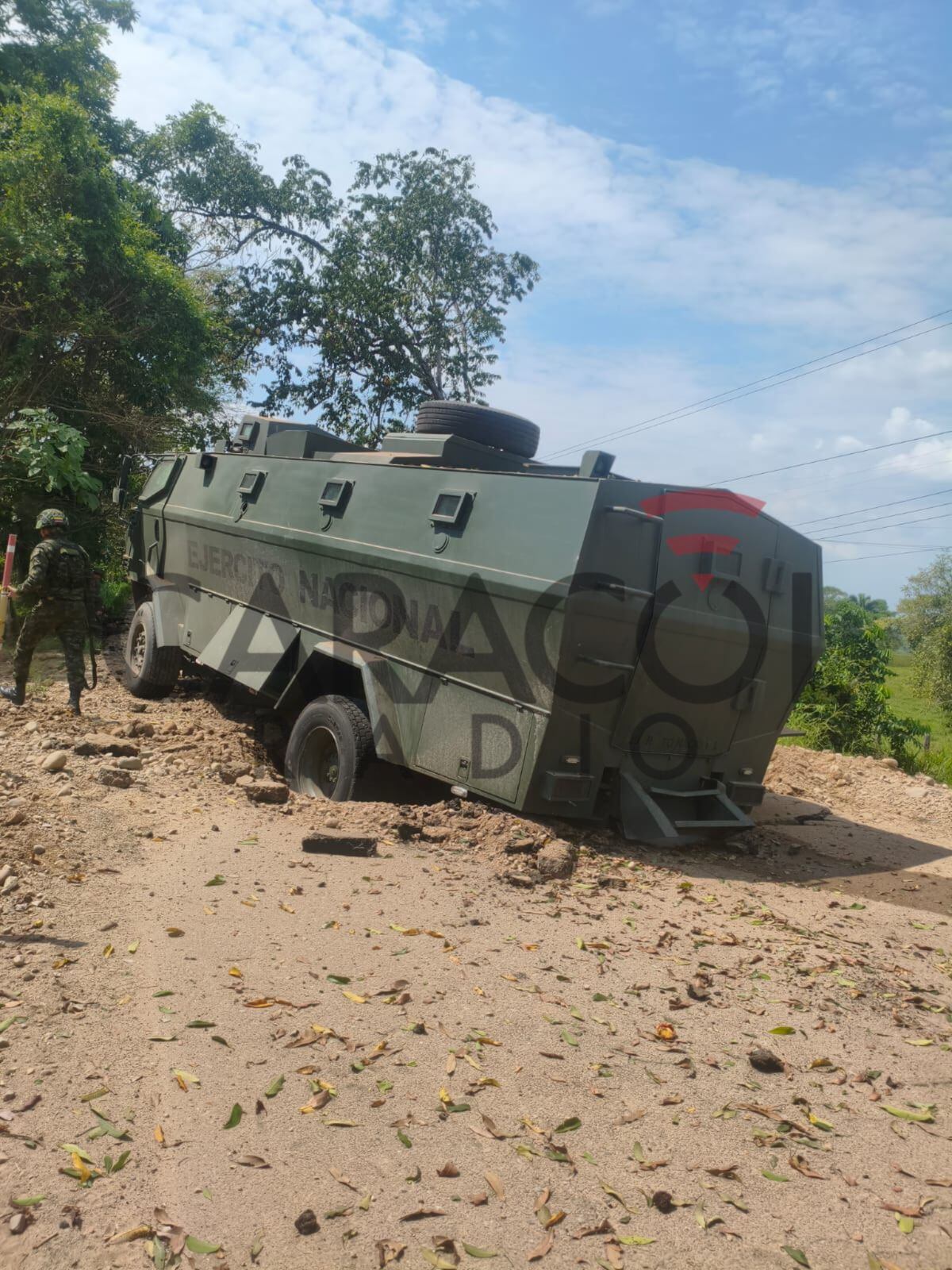 Atentado en Arauca. Foto: Caracol Radio