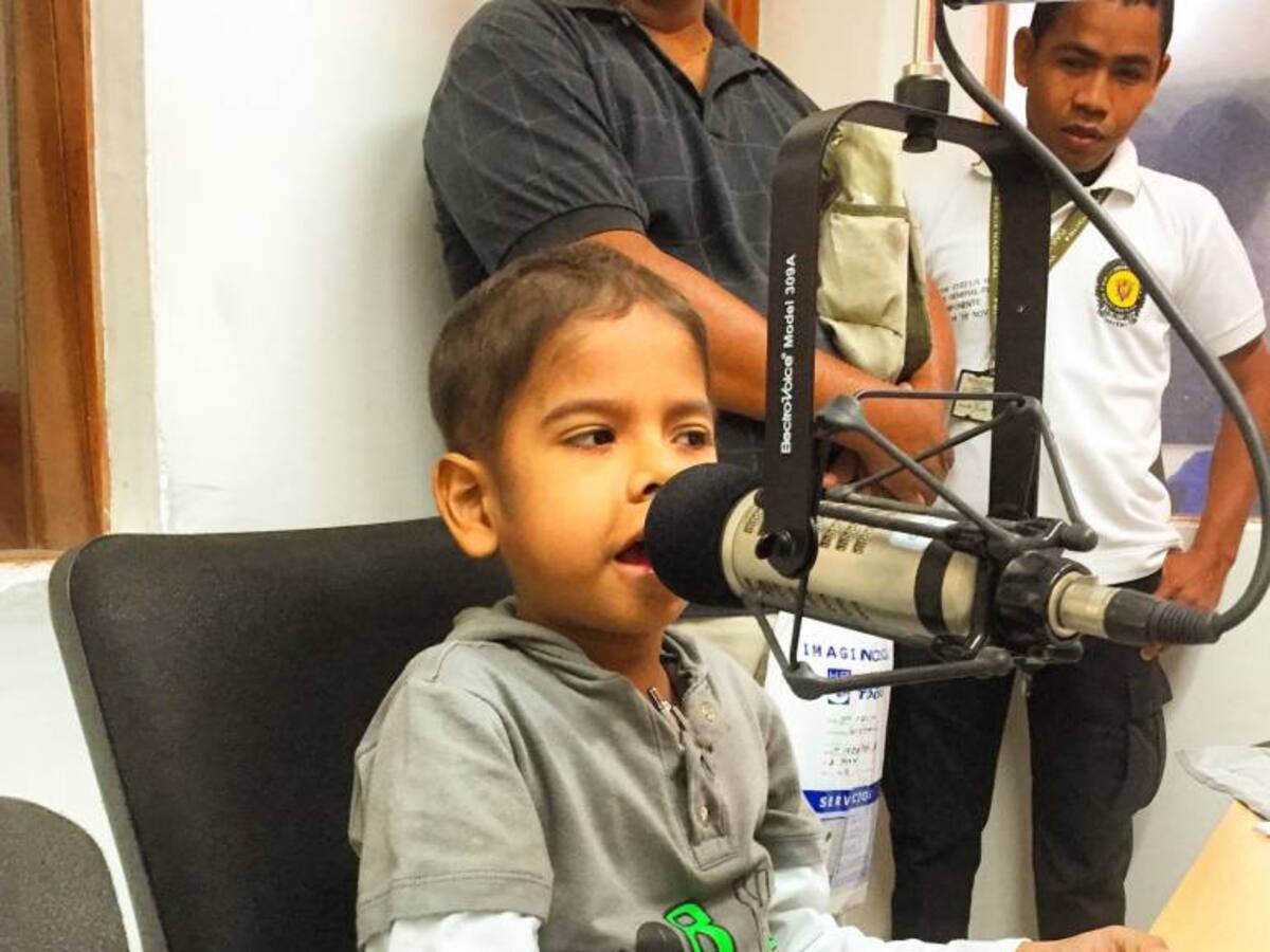 En Santa Marta un niño busca un donante de riñón para salvar su vida