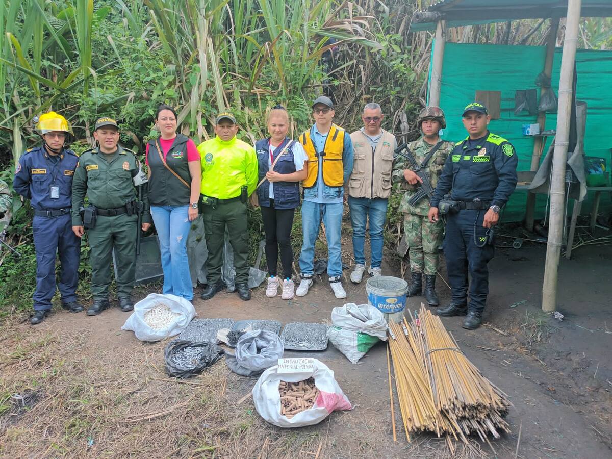 Golpe a la venta de pólvora en Líbano, Tolima