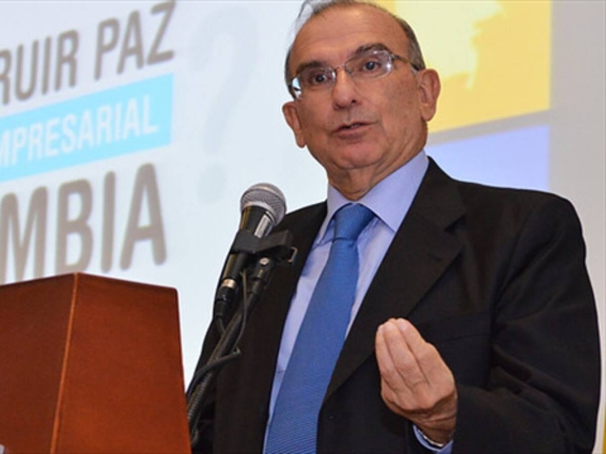 Necesitamos de las Farc un mínimo de coherencia: De la Calle