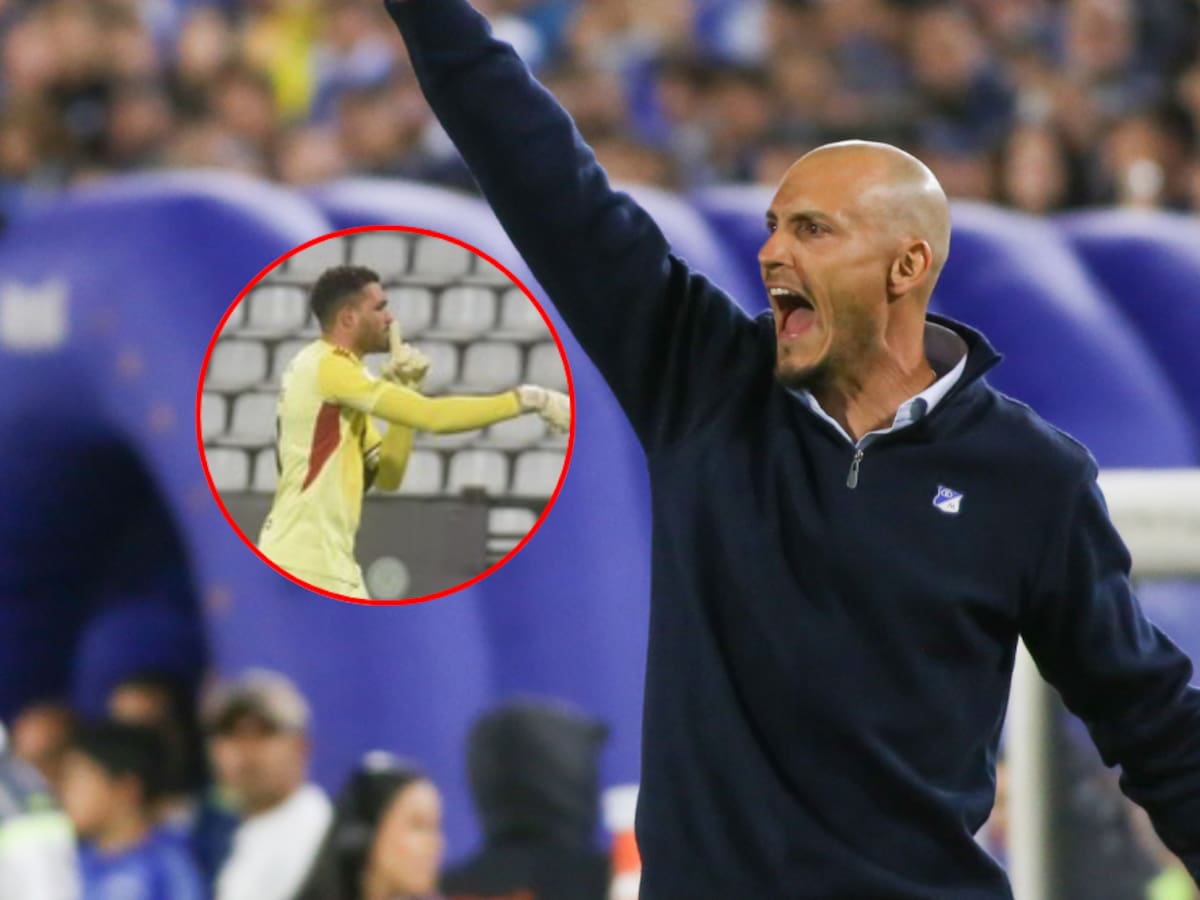 David González denunció daños en el camerino de Millonarios y maltrato a Álvaro Montero