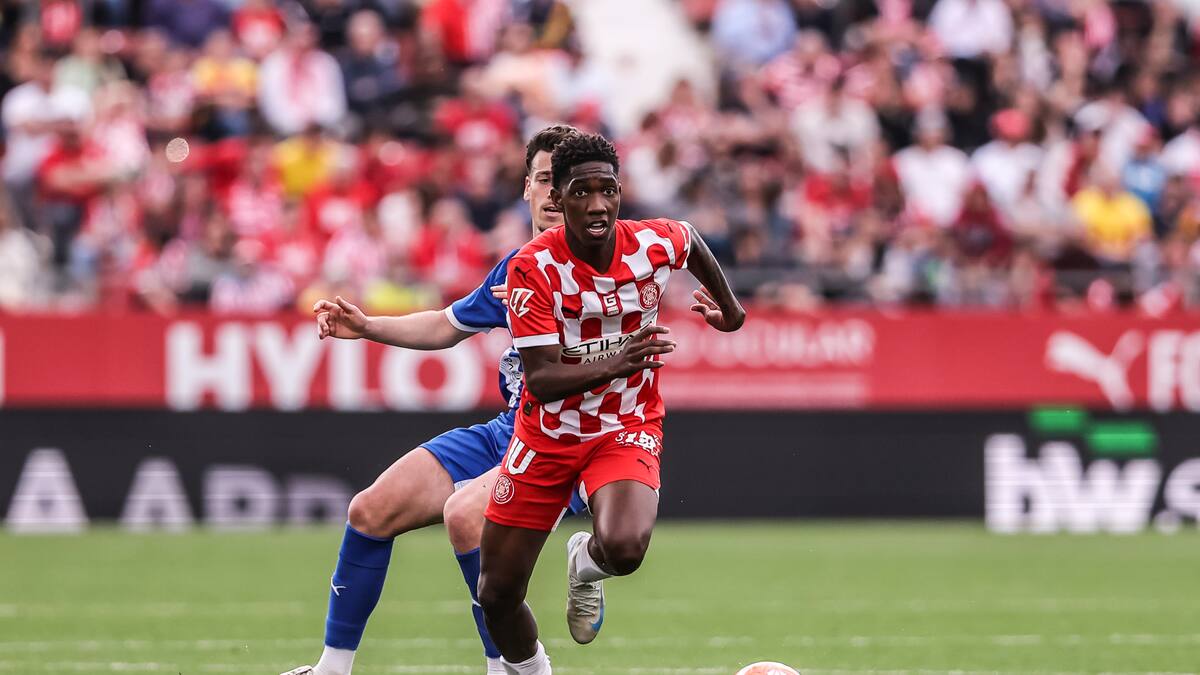 Yaser Asprilla celebra: vea su espectacular anotación para Girona en la Liga de España