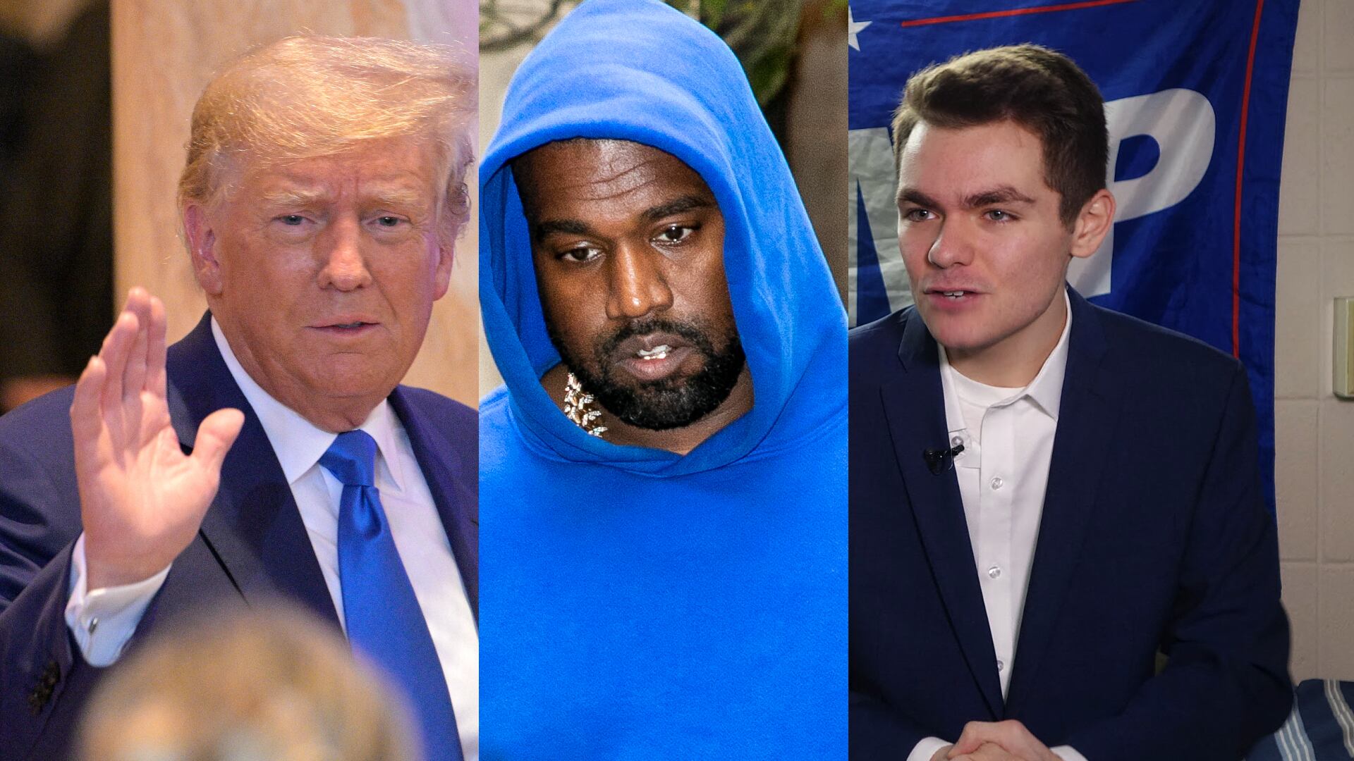 Críticas contra Trump tras reunirse con un antisemita y un racista en Mar-A-Lago. Fotos: Getty