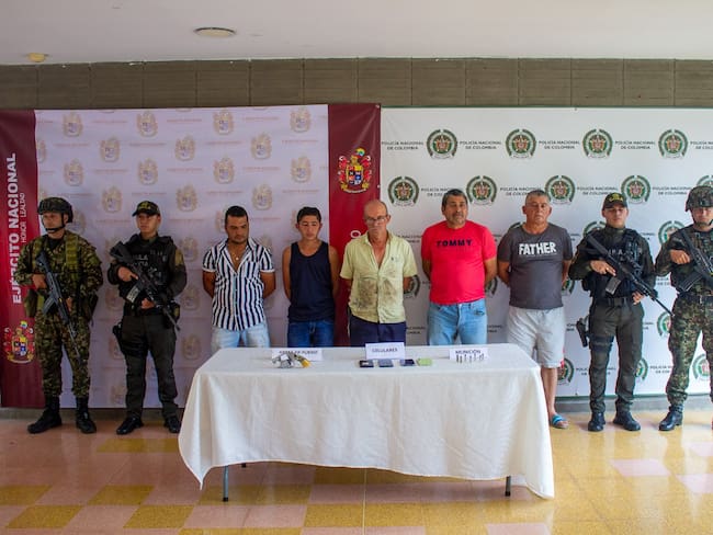 Cinco personas capturadas en el norte del Tolima por apoyar actividades de las Disidencias Armadas