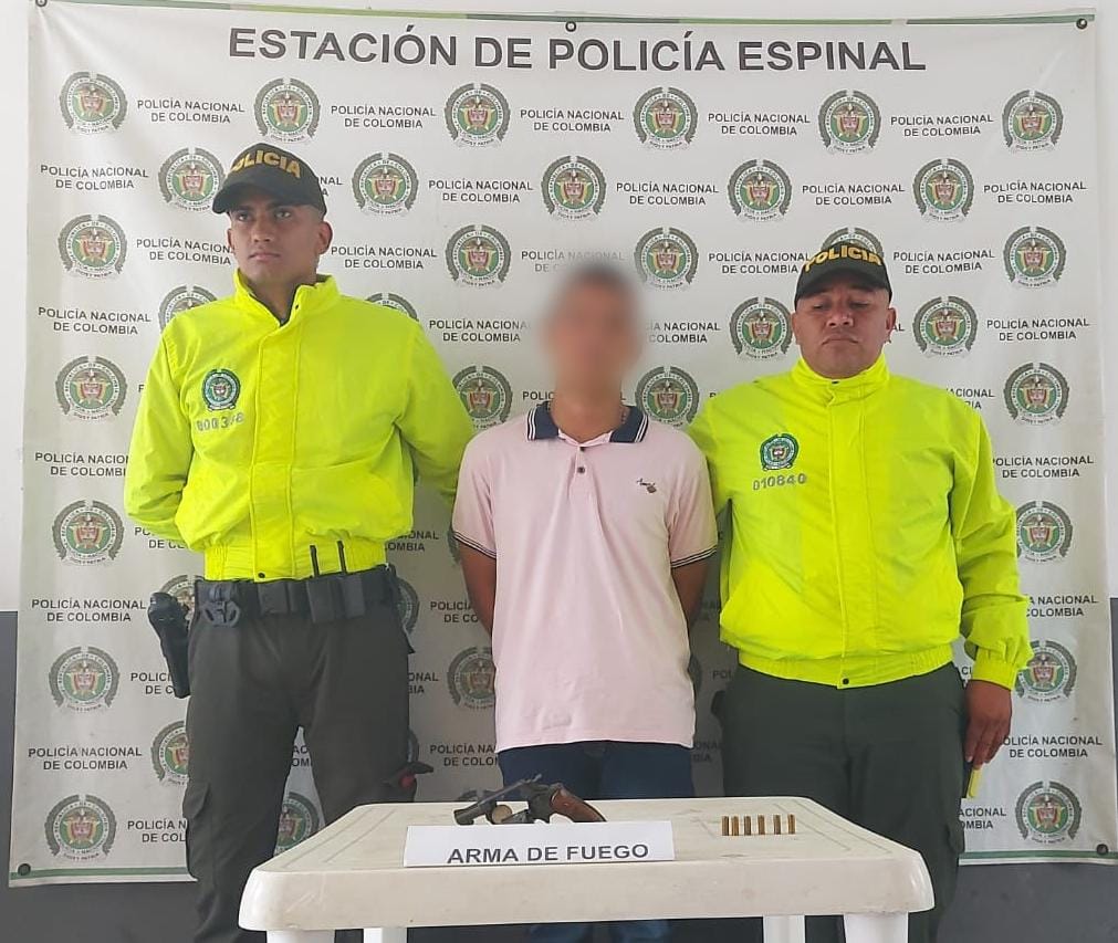 La Policía logra la captura de alias ‘El Soldado’ en el Espinal, Tolima.