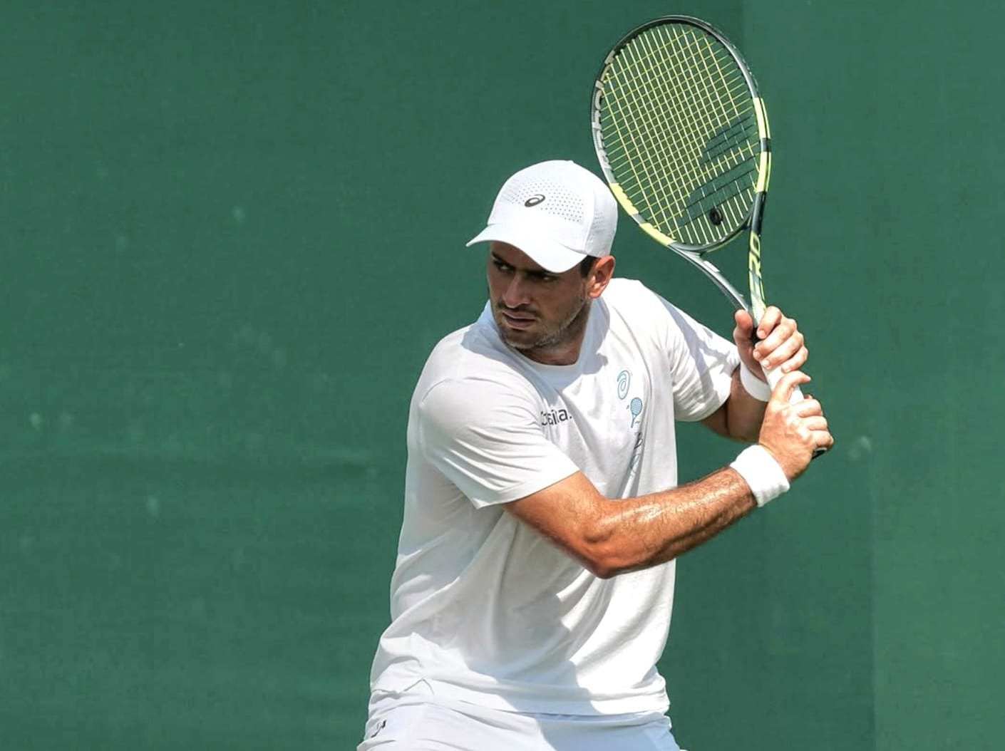 Nicolás Mejía consigue histórica victoria en Wimbledon y recuerda de su padre: “Si juego es por él” / Fedecoltenis