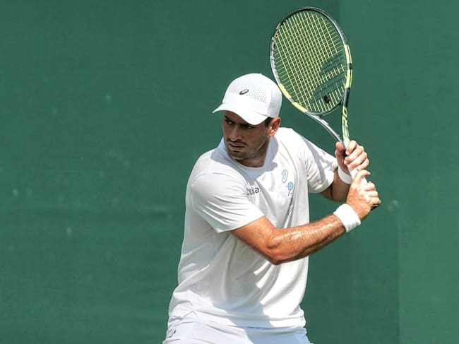 Nicolás Mejía consigue histórica victoria en Wimbledon y recuerda de su padre: “Si juego es por él” / Fedecoltenis