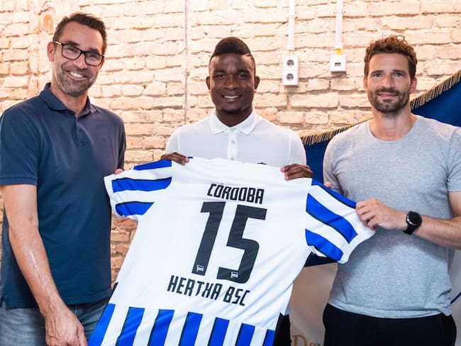 Jhon Córdoba es oficializado como nuevo jugador del Hertha Berlín