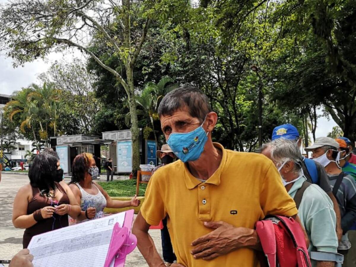 Este sábado serán vacunados habitantes de calle en Ibagué