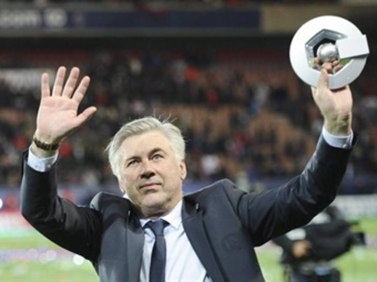 El entrenador italiano Carlo Ancelotti dejará el PSG para ir al Real Madrid