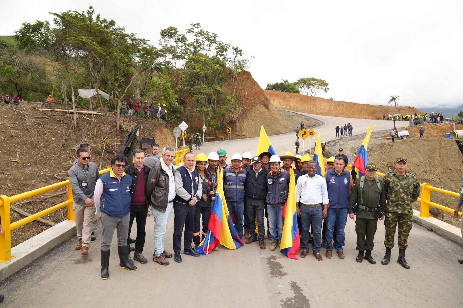 vía Panamericana. Foto: Cortesía Presidencia.