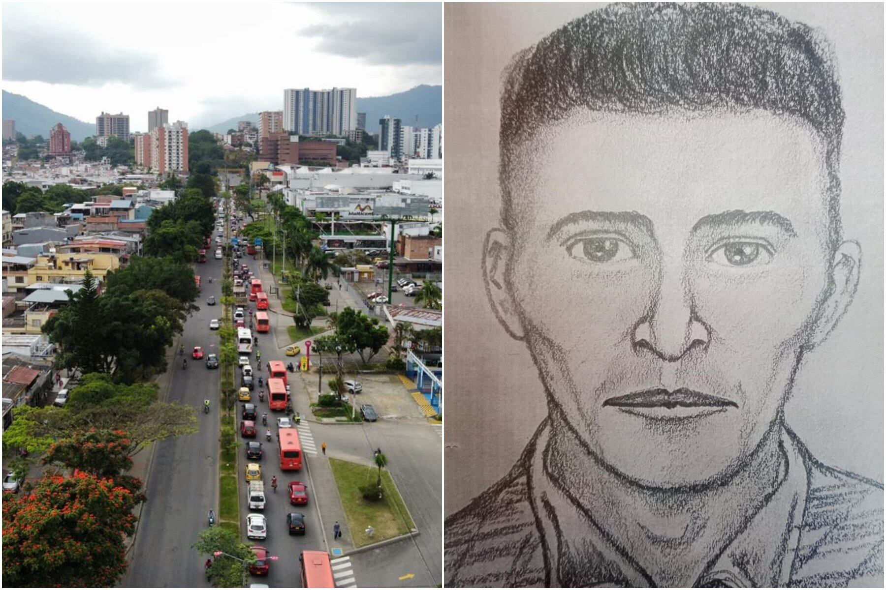 Retrato hablado de un delincuente en Ibagué