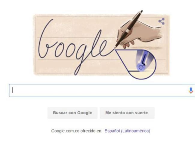 Google le rinde homenaje al padre de los bolígrafos