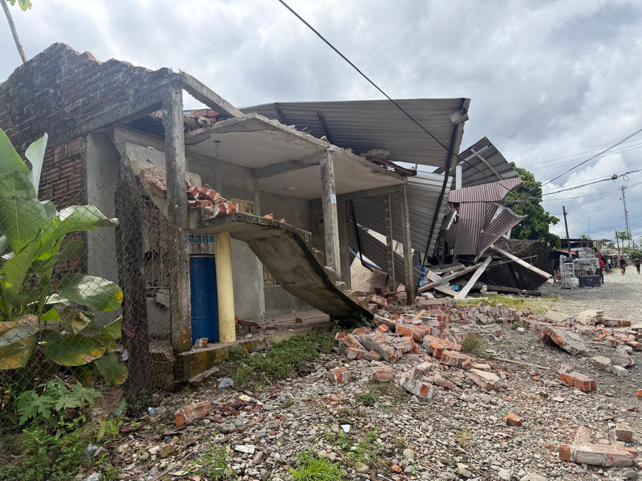 Bajo Calima, Zona rural de Buenaventura luego del terremoto del 10 de agosto del 2026 / Fotos: suministradas por la comunidad