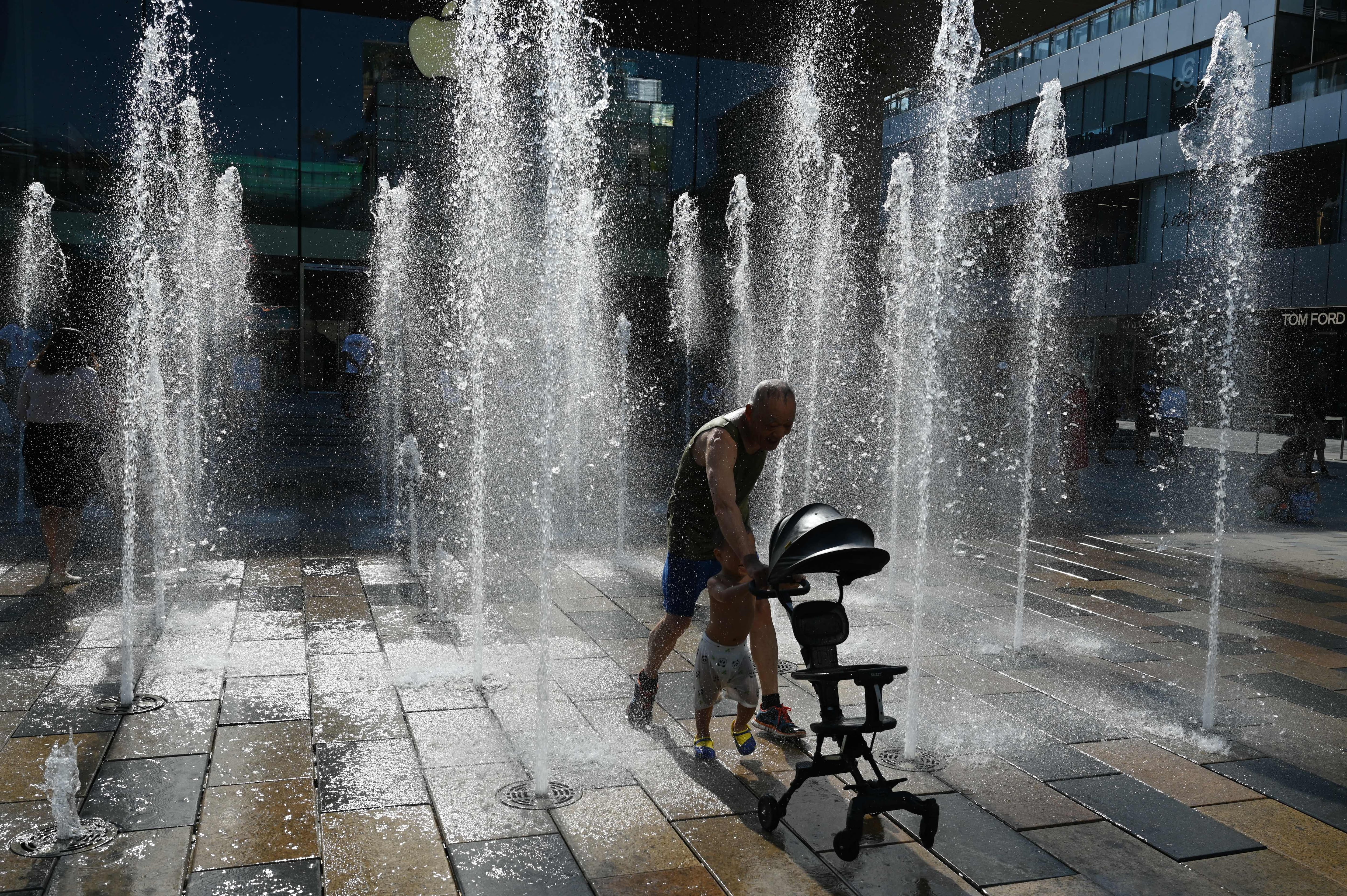 Efectos de la ola de calor en China.
(Foto:   GREG BAKER/AFP via Getty Images)