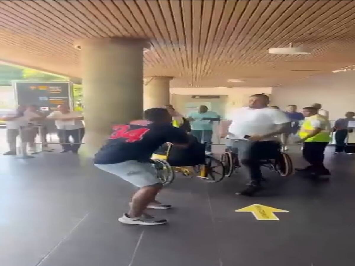 Dos hombres se enfrentaron a puños en aeropuerto de Cartagena