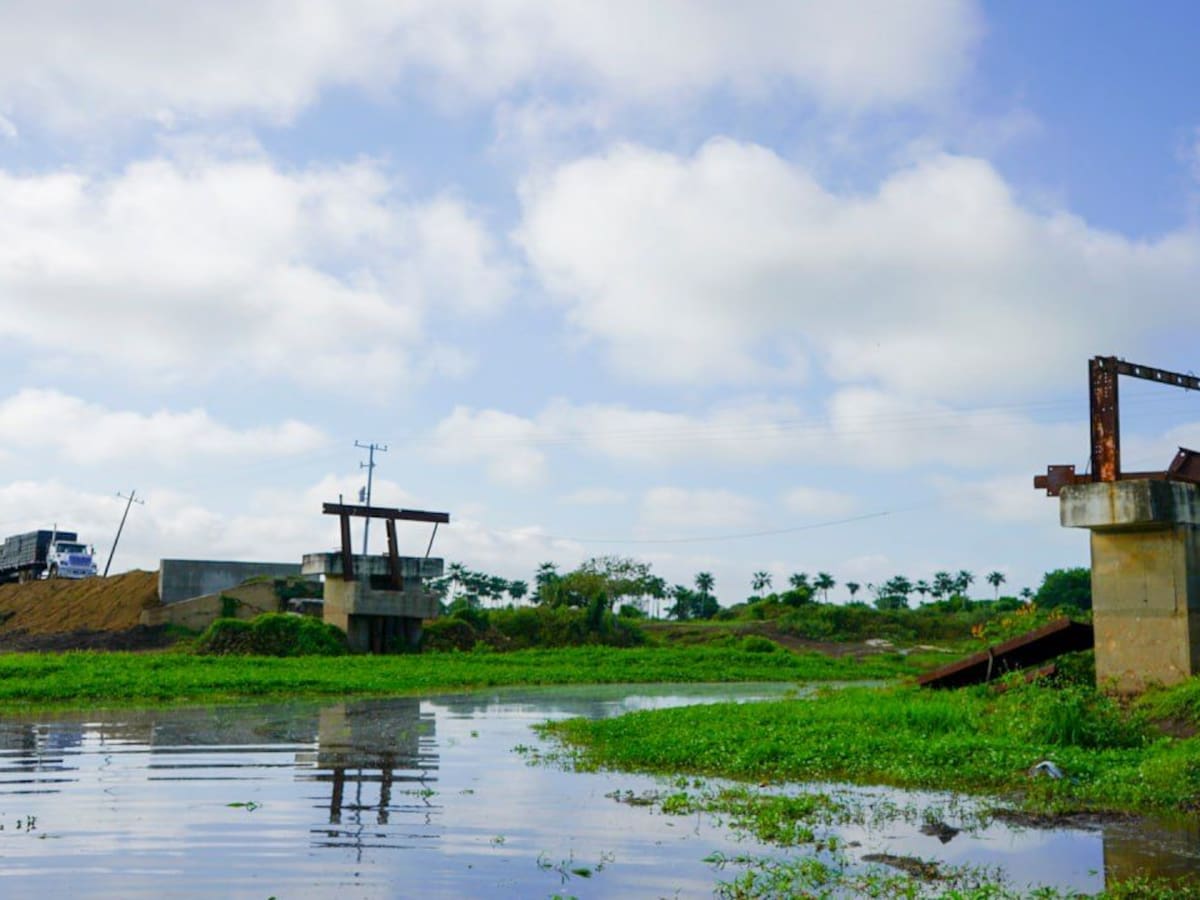 UNGRD construye en el Magdalena un puente que conectará con otras regiones del Caribe