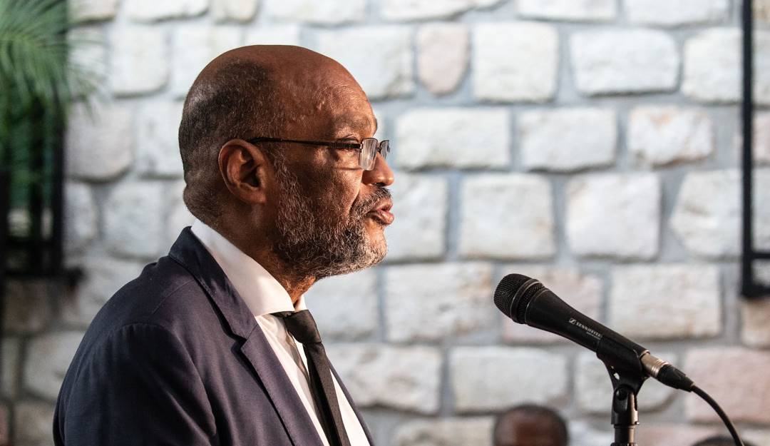 El primer ministro haitiano, Ariel Henry.     Foto: Getty 