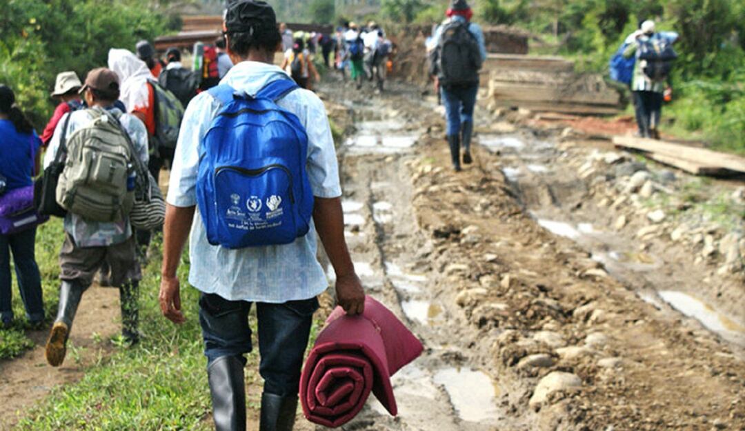 Familias desplazadas