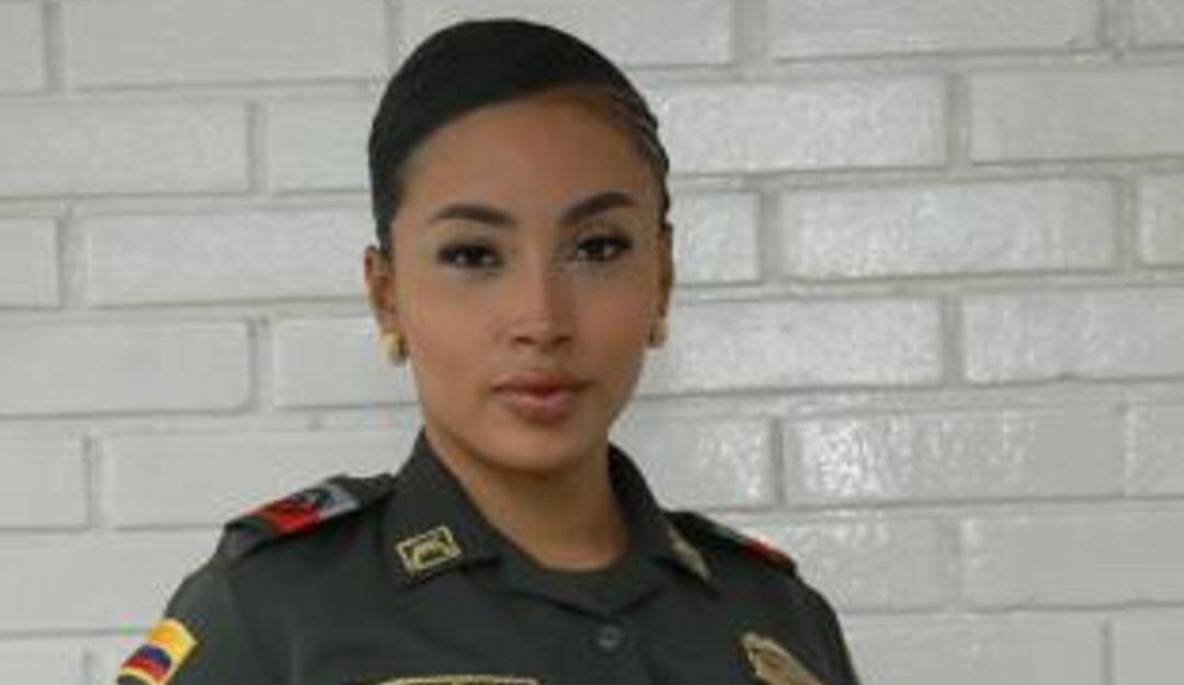 Patrullera Andrea Cortés. 