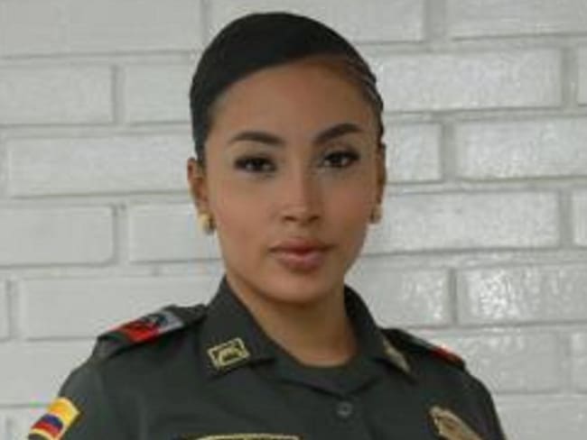 Patrullera Andrea Cortés. 