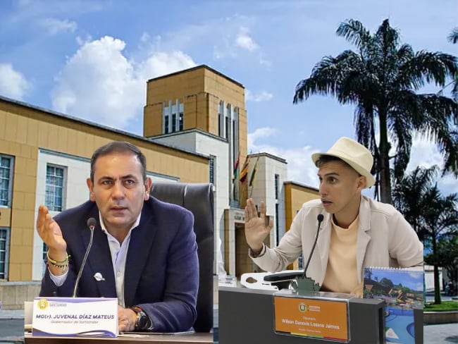 Nuevo rifirrafe entre el gobernador de Santander y el diputado Danovis Lozano. 