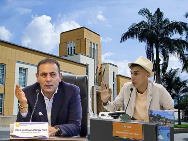 Nuevo rifirrafe entre el gobernador de Santander y el diputado Danovis Lozano.