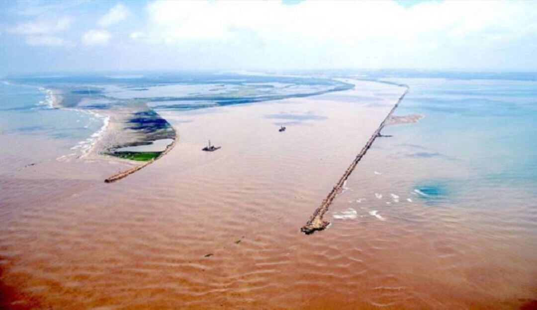 Archivo de referencia. Canal de acceso al puerto de Barranquilla