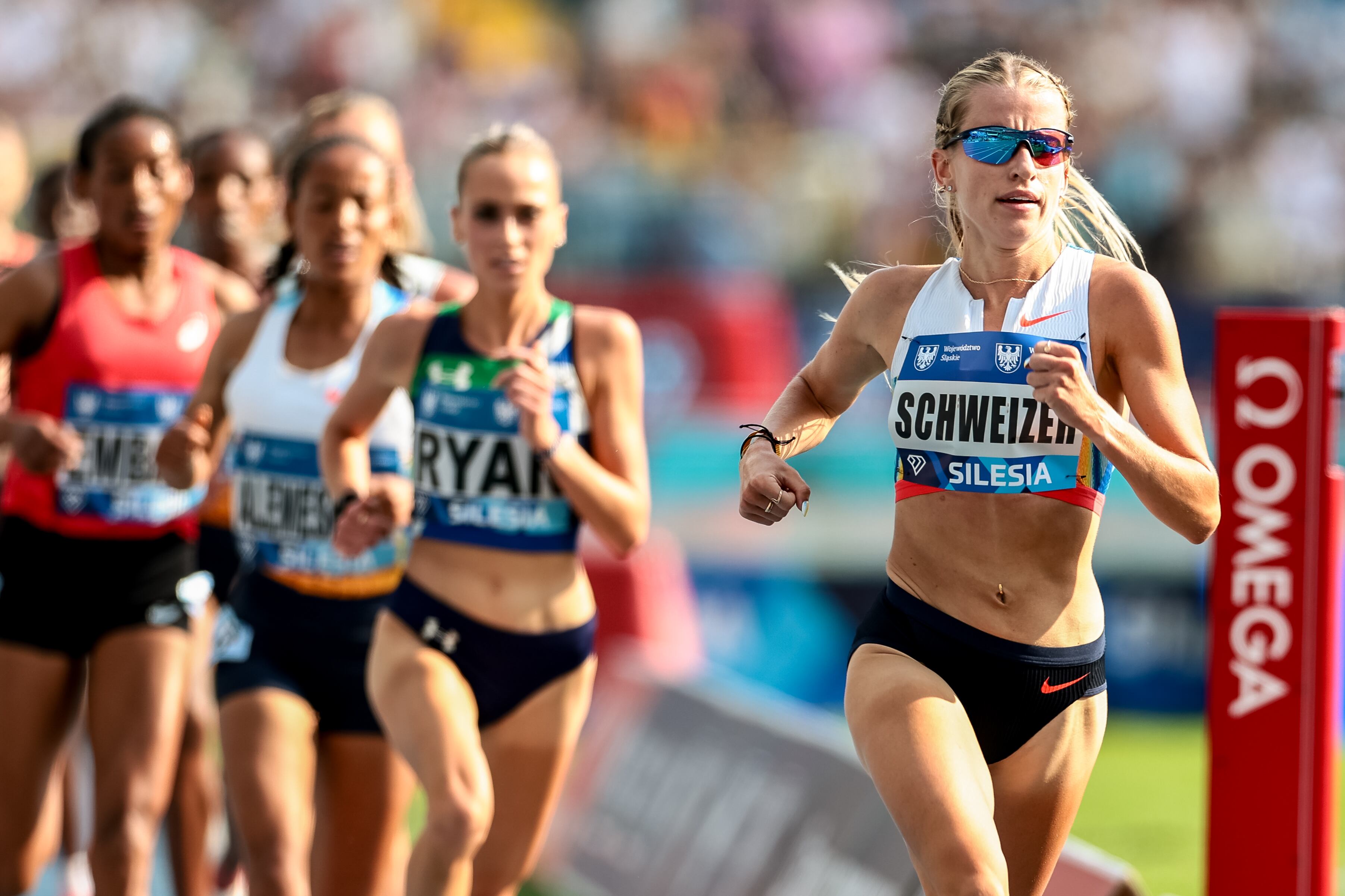 Karissa Schweizer, la rival a vencer para las atletas colombianas en la temporada 2026 (Photo by Foto Olimpik/NurPhoto via Getty Images)