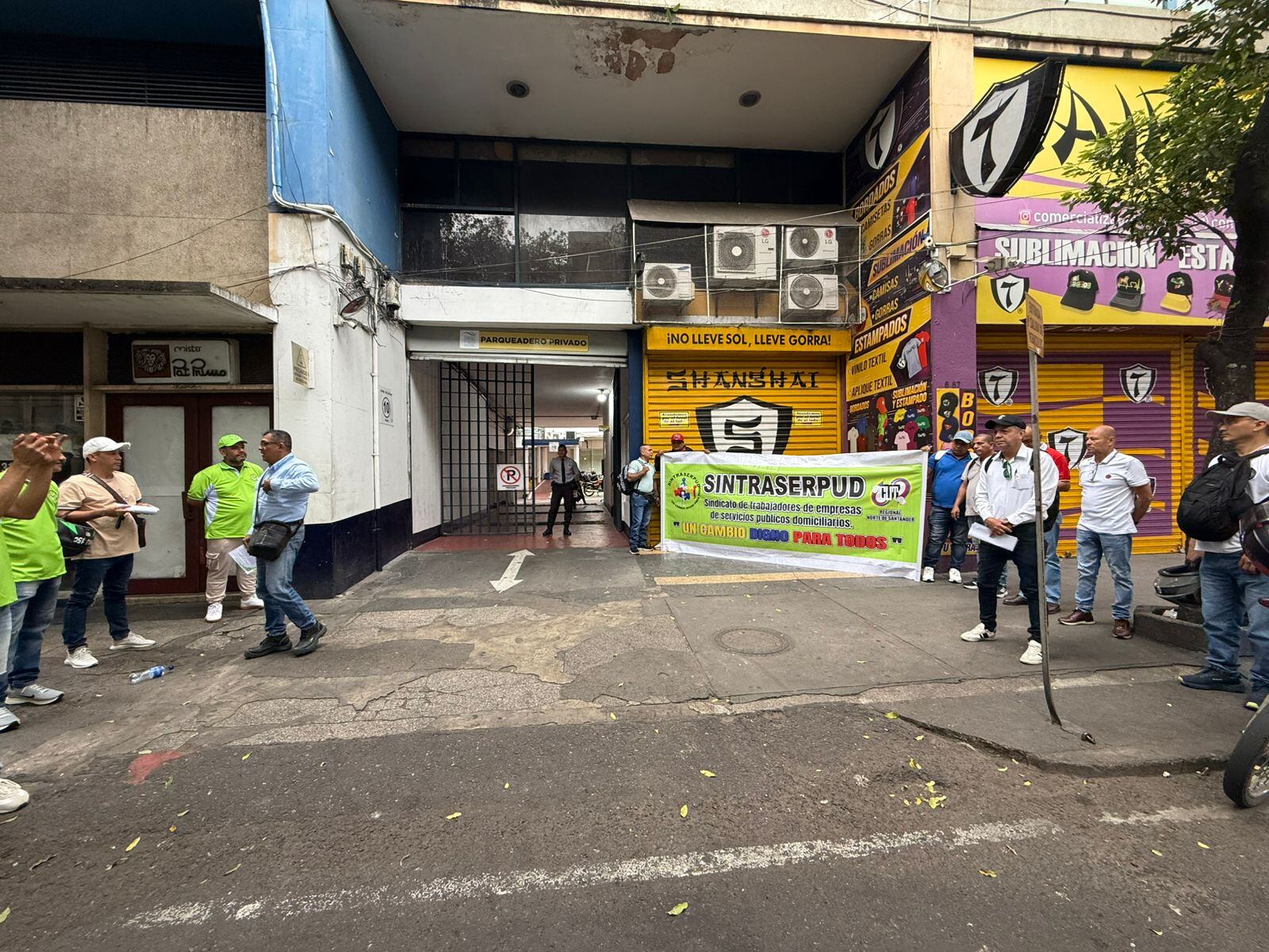 Protesta en Aguas Kpital Cúcuta. / Foto: Caracol Radio.