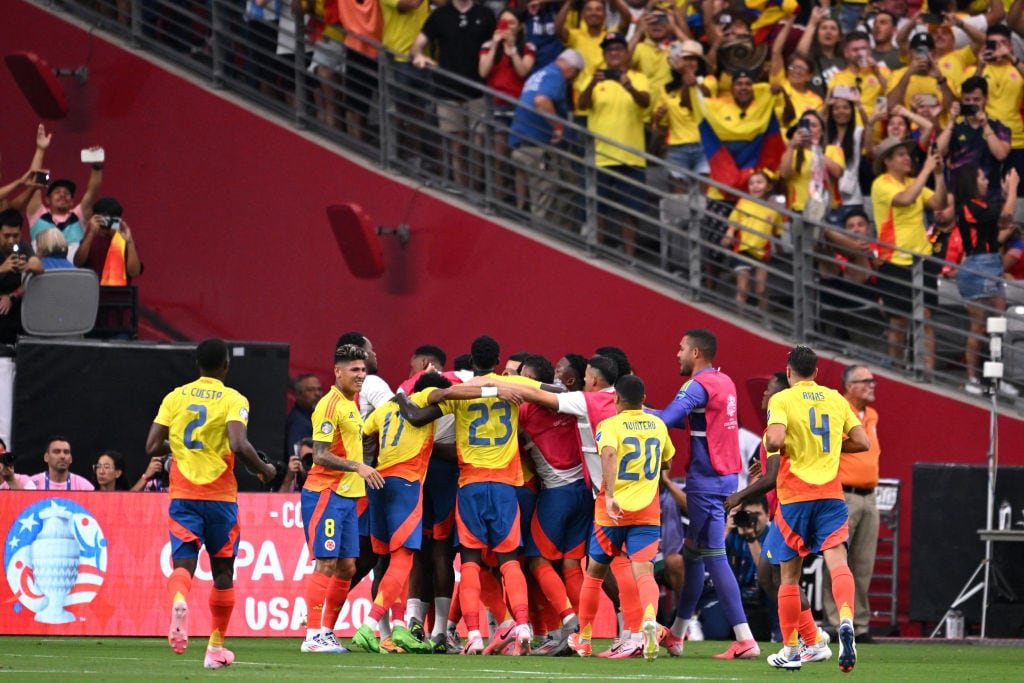 La Selección Colombia en Copa América. (Photo by Patrick T. Fallon / AFP) (Photo by PATRICK T. FALLON/AFP via Getty Images)