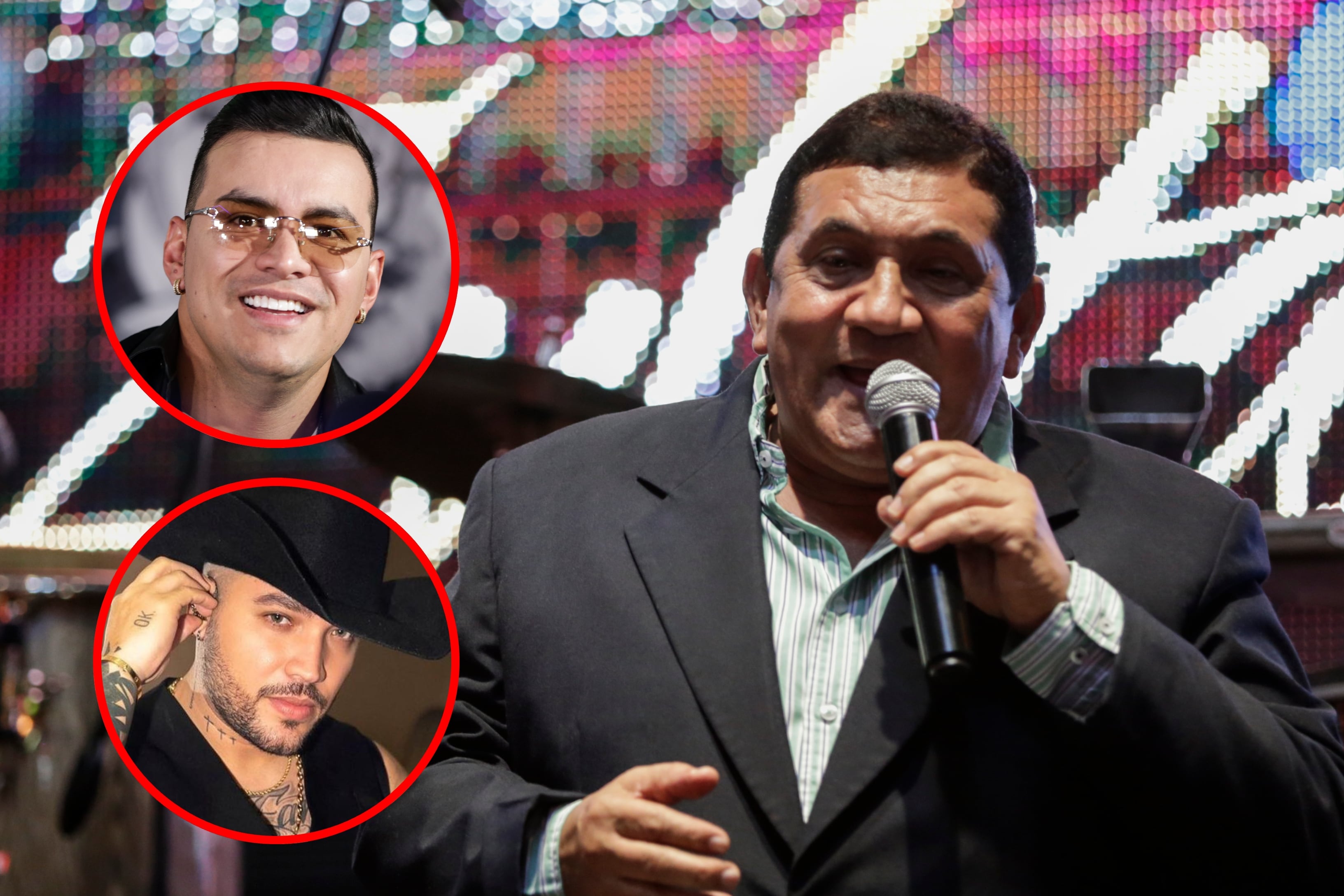 Poncho Zuleta,  Yeison Jiménez y Jessi Uribe. Foto: Colprensa