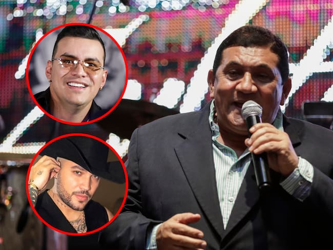 Poncho Zuleta, Yeison Jiménez y Jessi Uribe. Foto: Colprensa