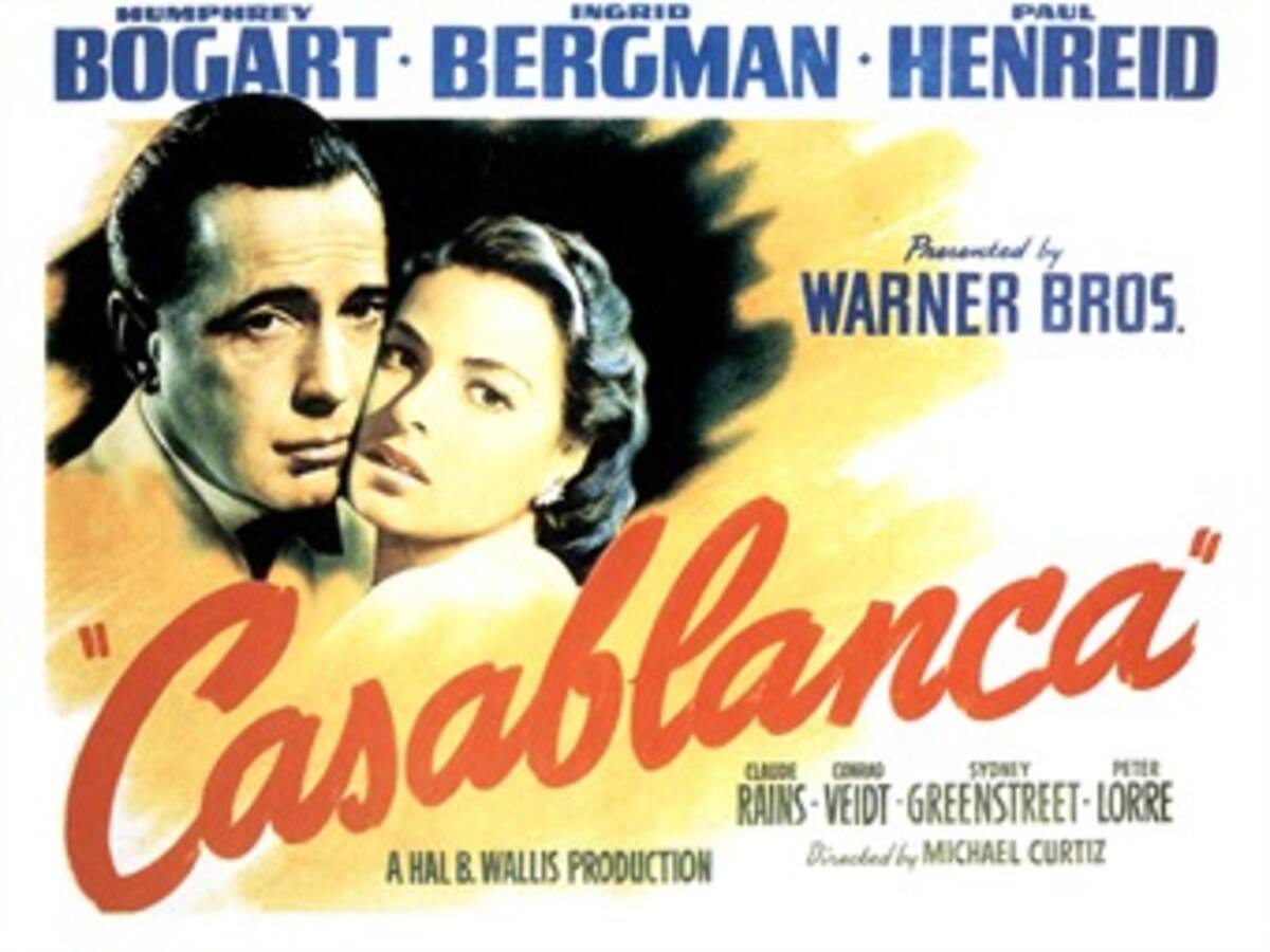 Casablanca, clásico de la cinematografía, recuerda frases memorables en sus 70 años
