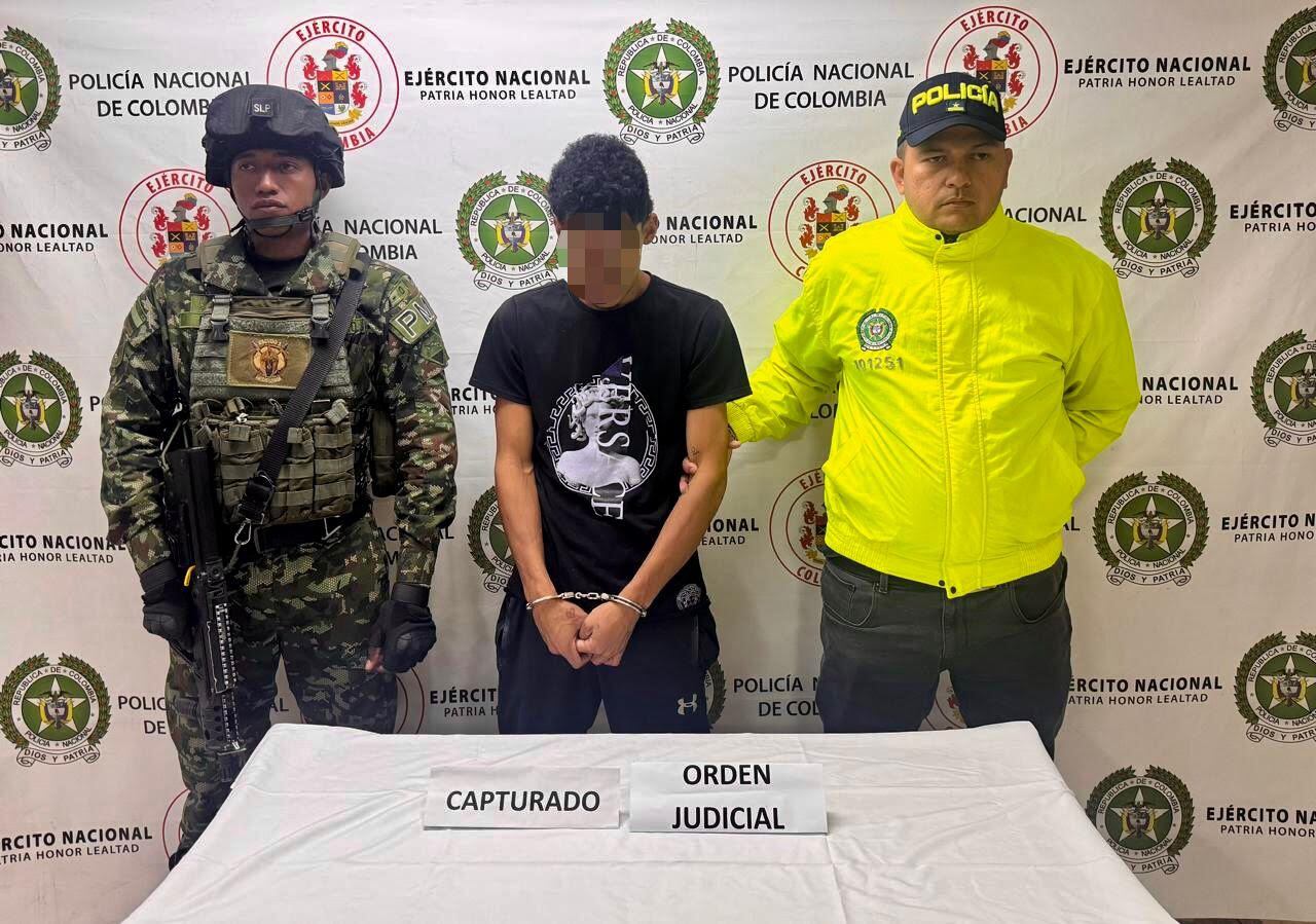 Las autoridades avanzan en las investigaciones para establecer el impacto de esta captura en la estructura criminal de Ajizal. Foto: Policía.