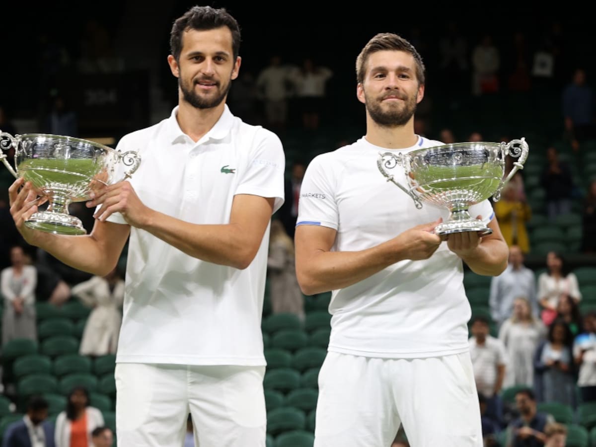Nikola Mektic y Mate Pavic, campeones del torneo de dobles de Wimbledon