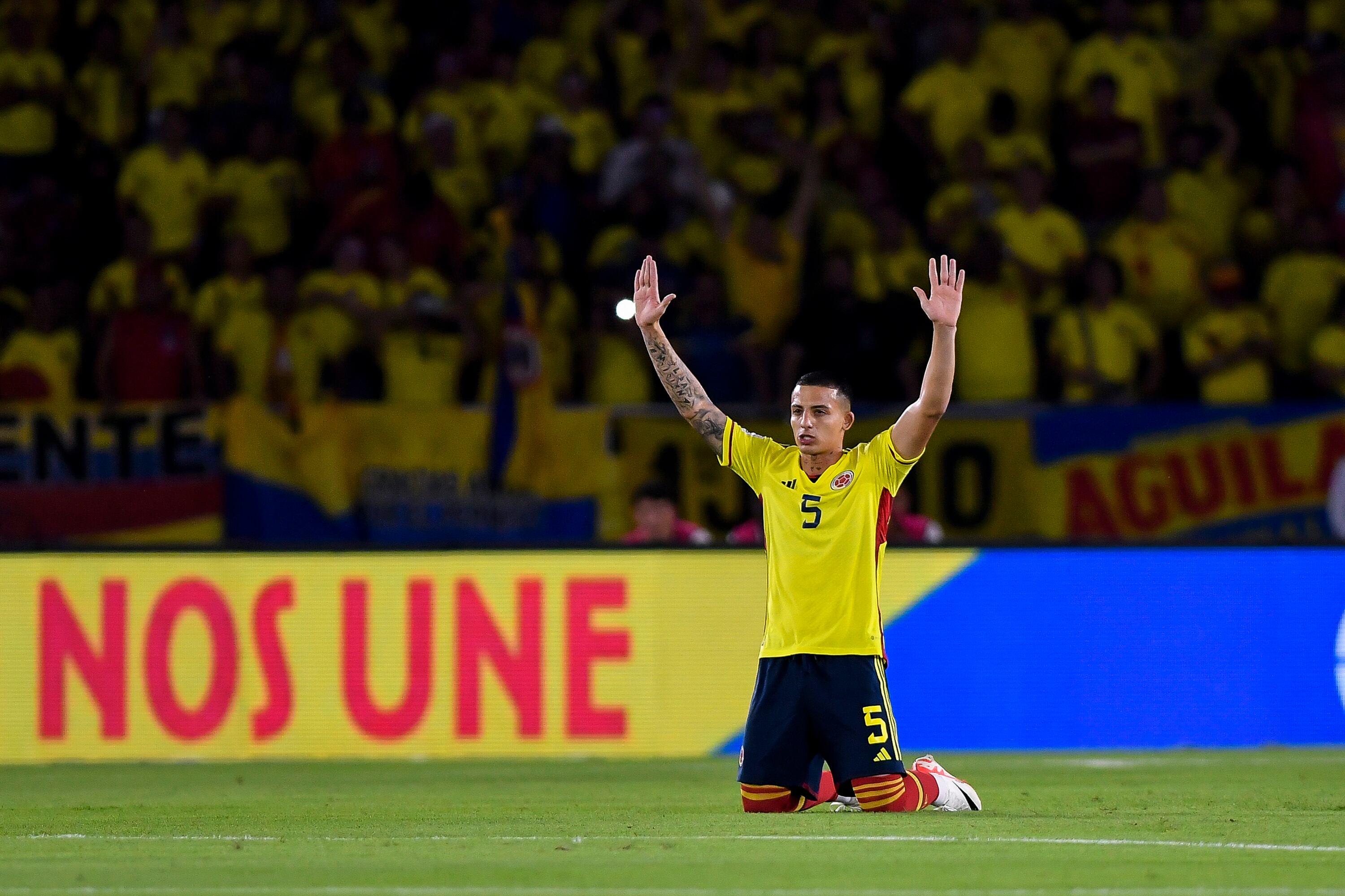 Kevin Castaño, volante de la Selección Colombia. (Photo by Gabriel Aponte/Getty Images)
