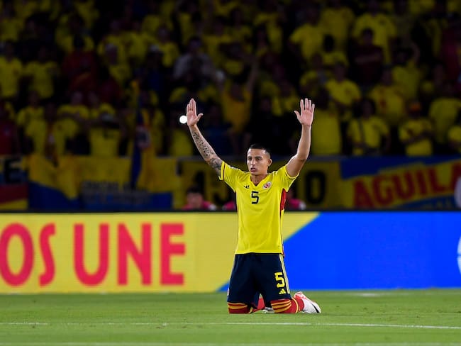 Kevin Castaño, volante de la Selección Colombia. (Photo by Gabriel Aponte/Getty Images)