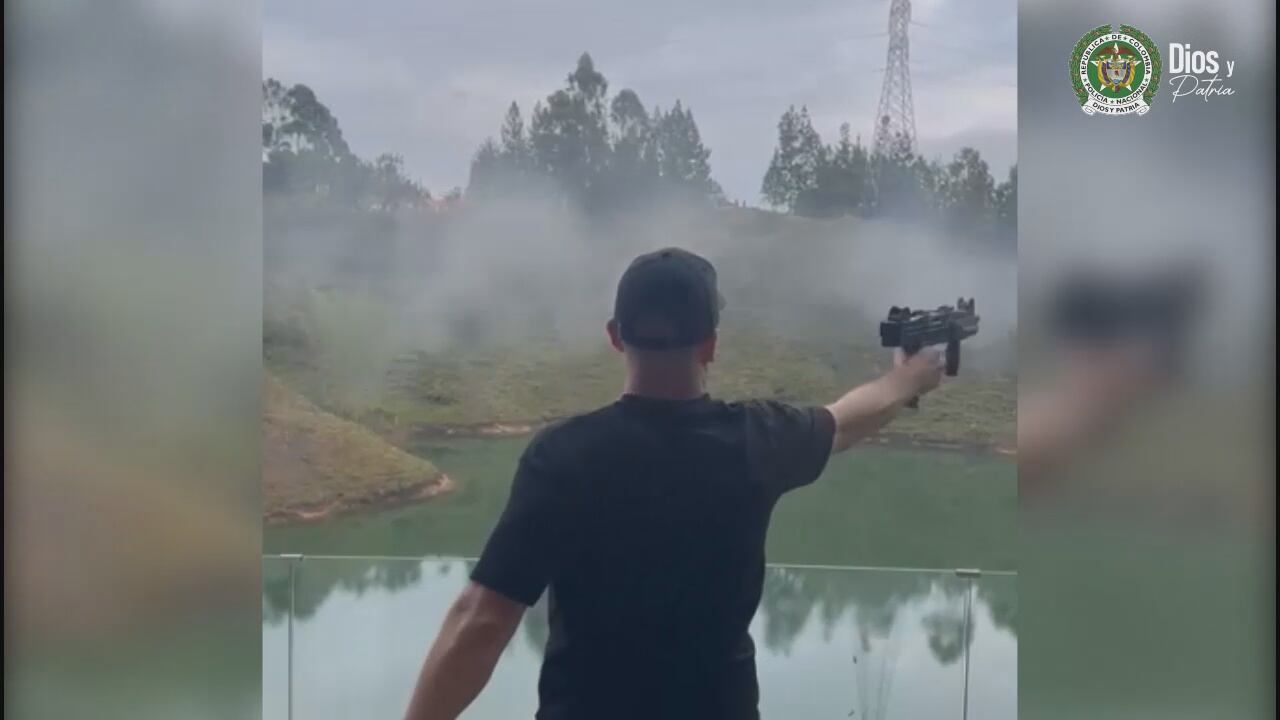 Canadiense capturado- foto policía Antioquia