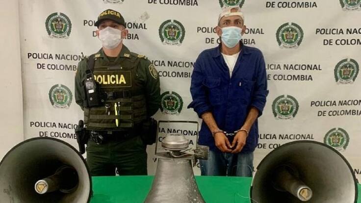 Capturado hombre que robó cornetas de alarma comunitaria