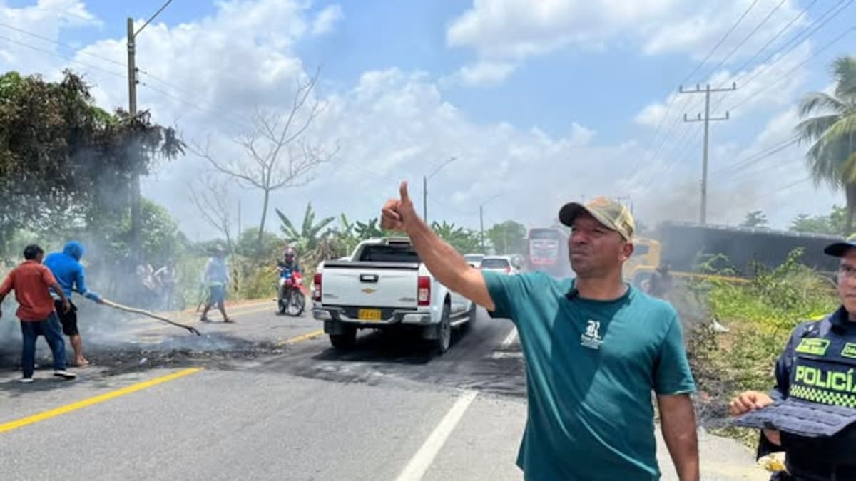 Se levanta bloqueo en la vía San Pelayo–Lorica tras acuerdos con la comunidad
