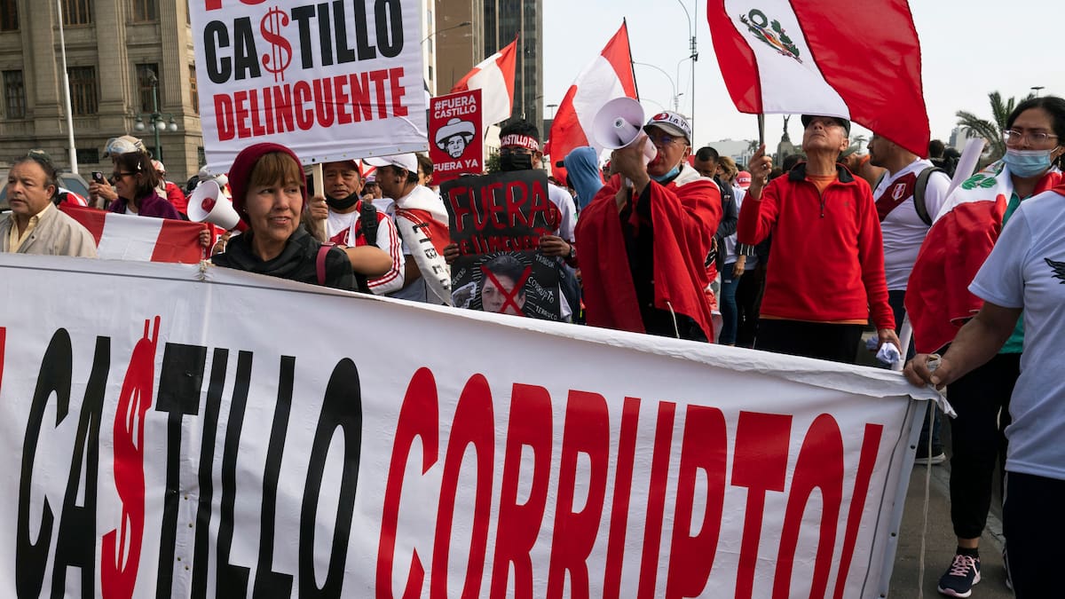 La decisión de Pedro Castillo “es una forma de eludir a la justicia”