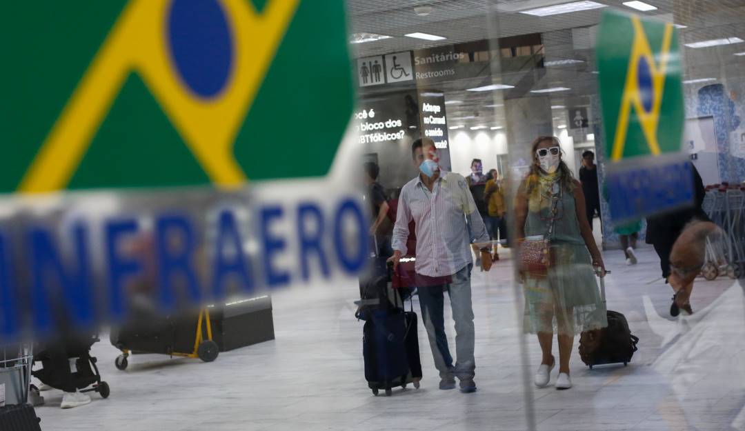 Entrada del aeropuerto en Río de Janeiro (Brasil).   Foto: Getty