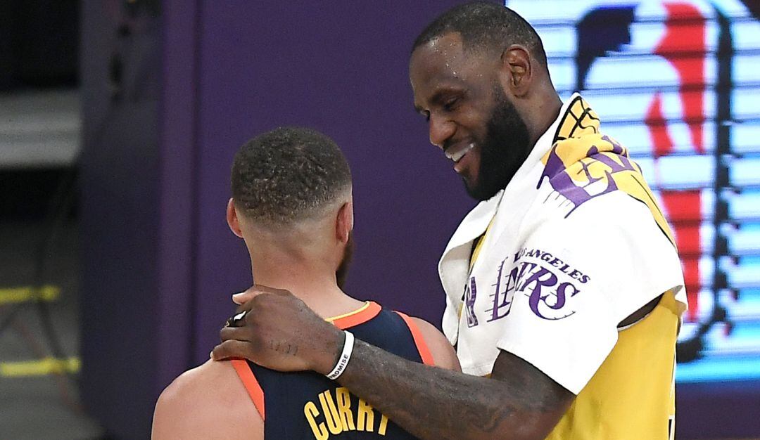 LeBron James y Stephen Curry