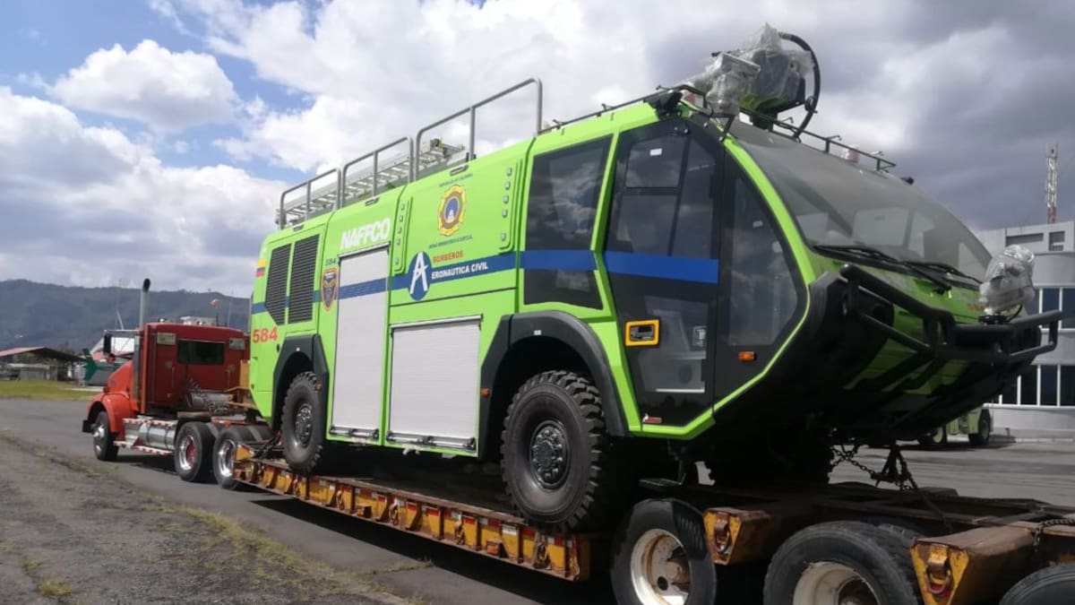 Aeropuerto de Santa Marta estrenará nueva máquina de bomberos