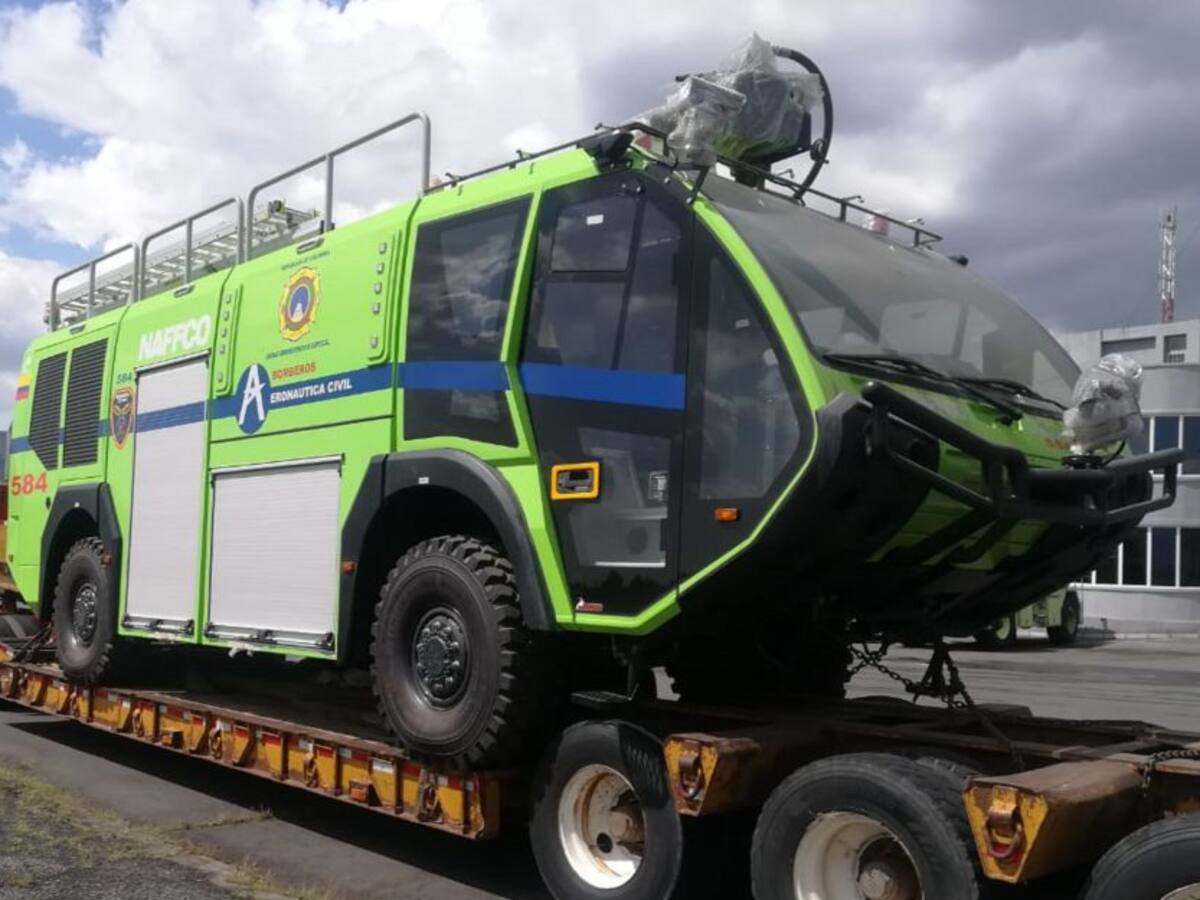 Aeropuerto de Santa Marta estrenará nueva máquina de bomberos