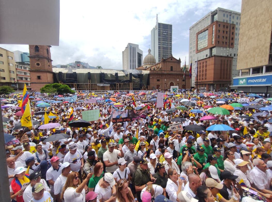 Marcha abril 21/ plazoleta de San Francisco