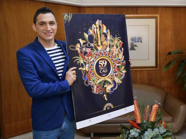 De Palmira, diseño ganador afiche de la Feria de Cali 2016