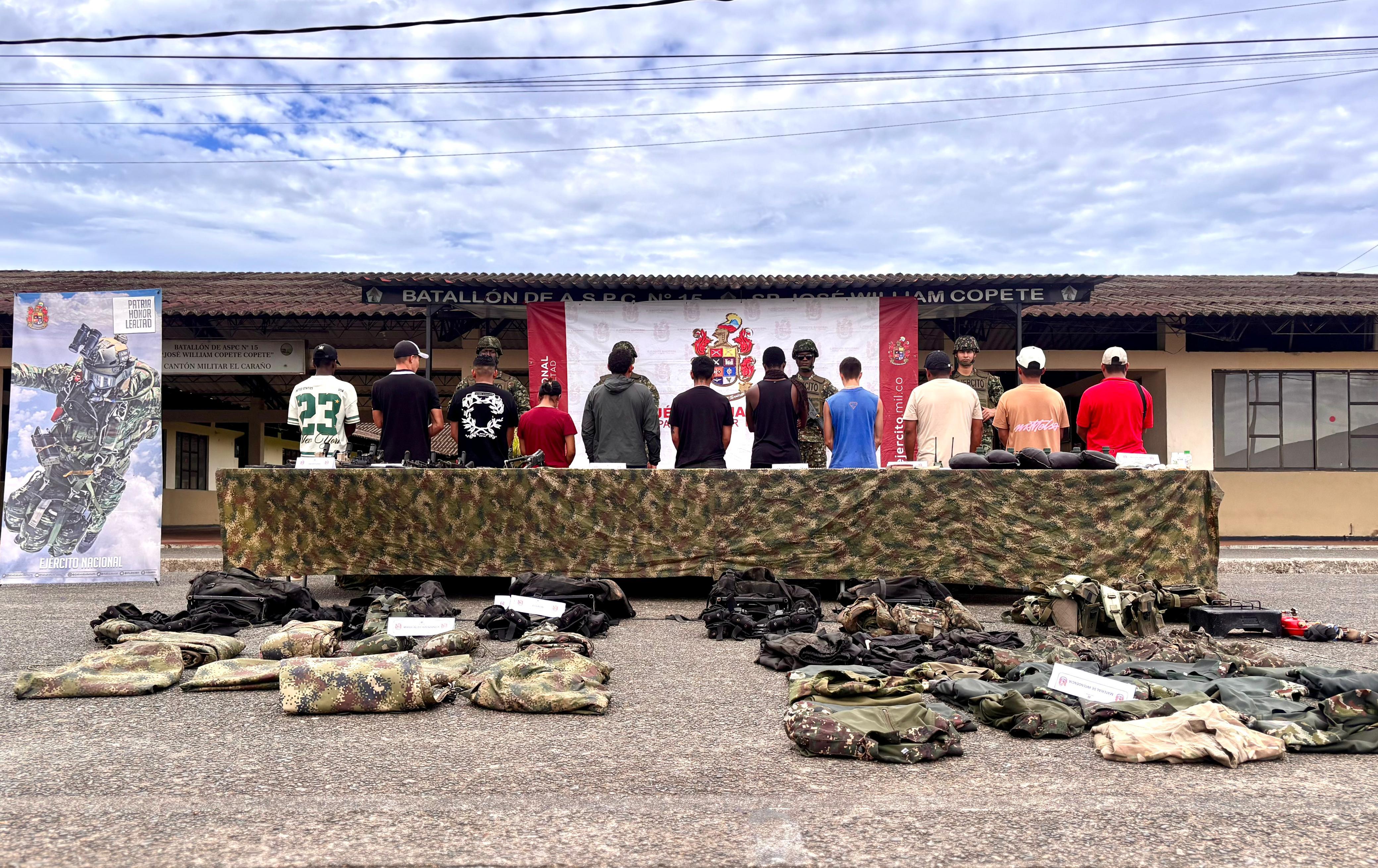Capturas Ejército en Chocó