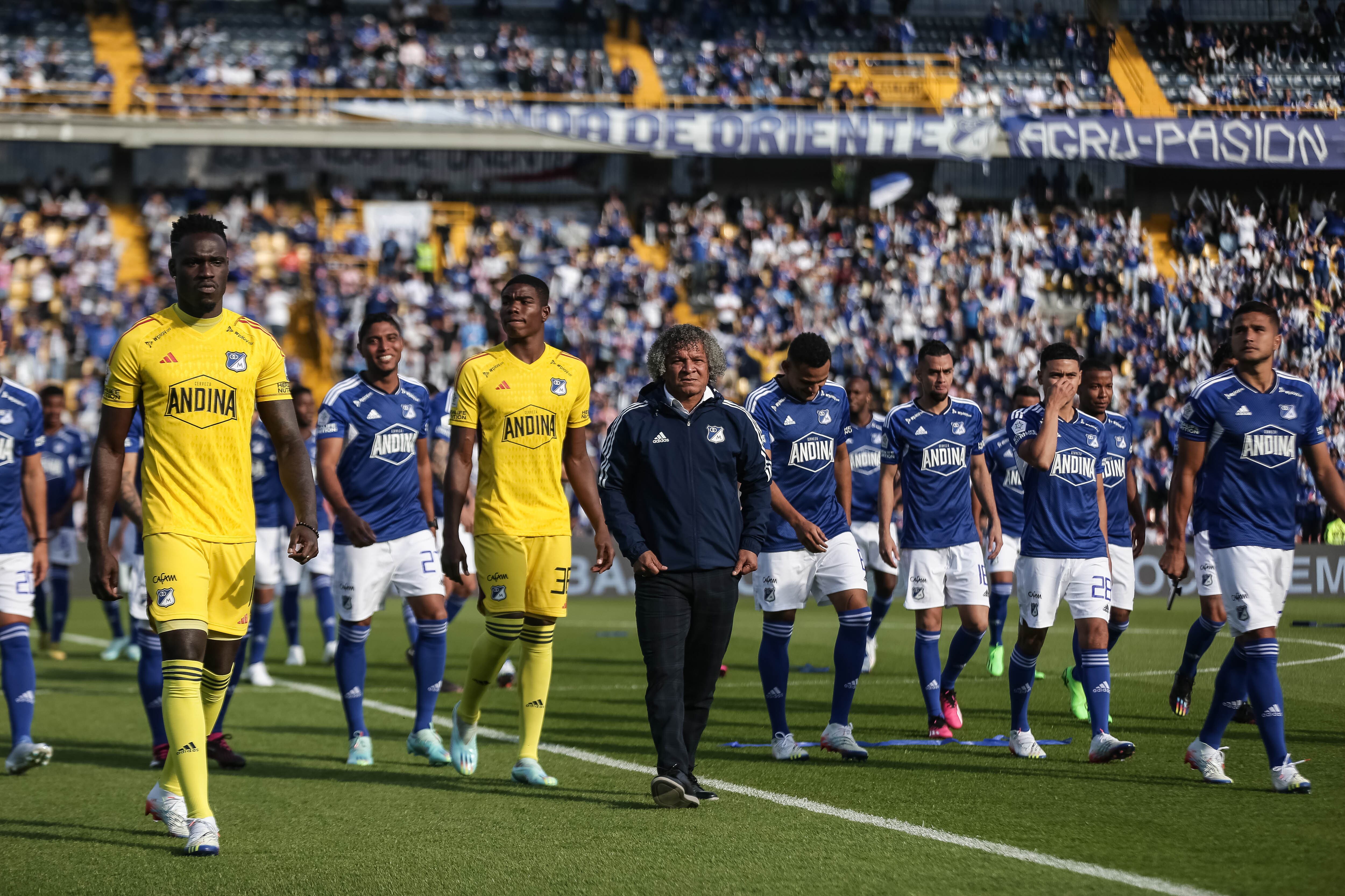 Plantilla de Millonarios para la temporada 2023. (Colprensa-John Paz)
